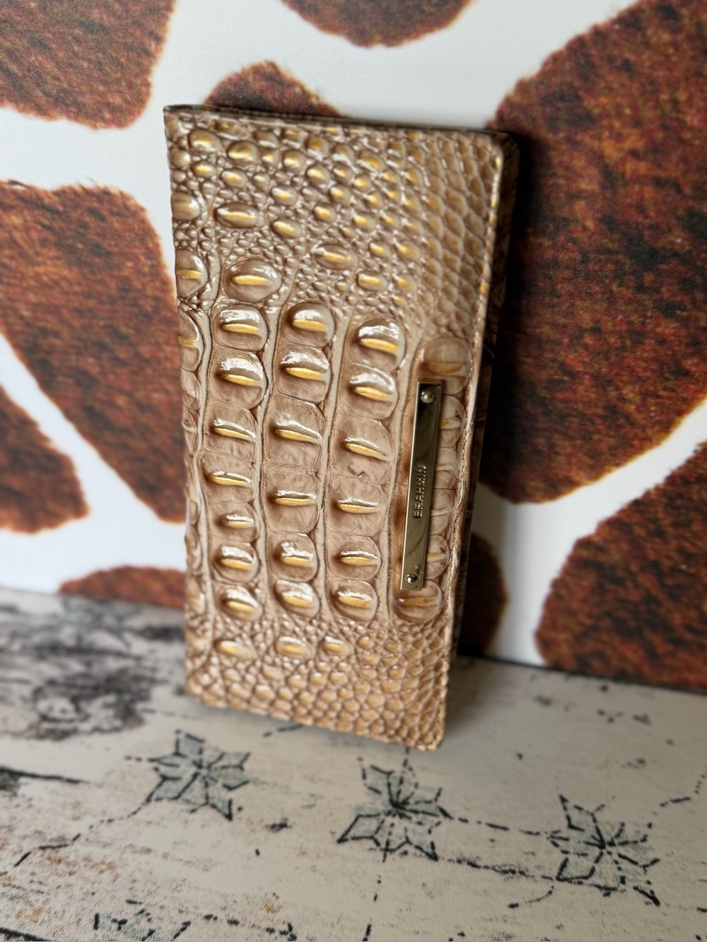 Brahmin Adelle Chrysanthemum Ombre Melbourne NWT Wallet